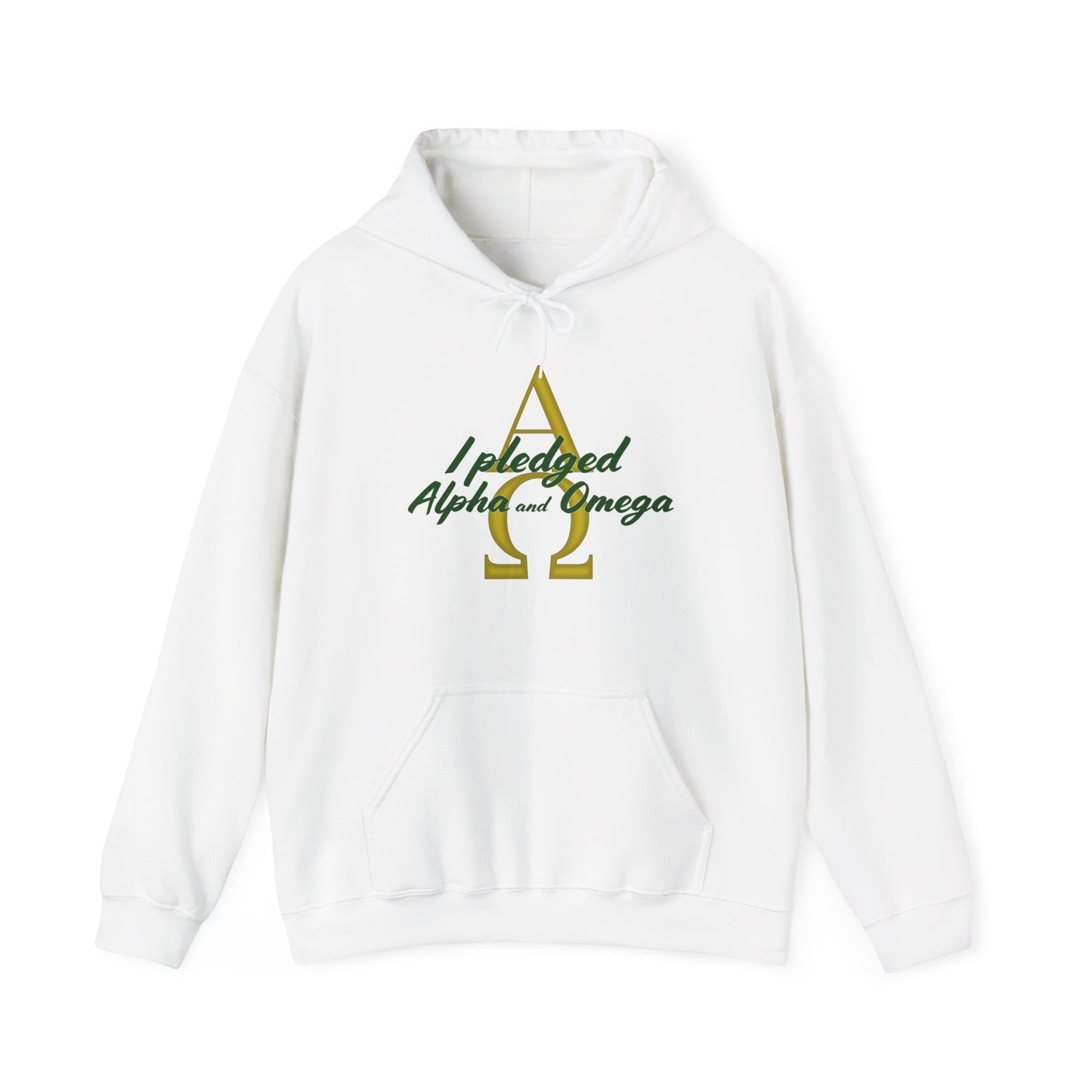 I Pledged Alpha and Omega Hooded Sweatshirt