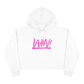 All I do is Win! Crop Hoodie