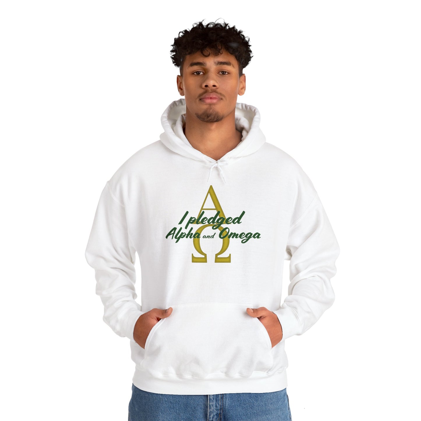 I Pledged Alpha and Omega Hooded Sweatshirt