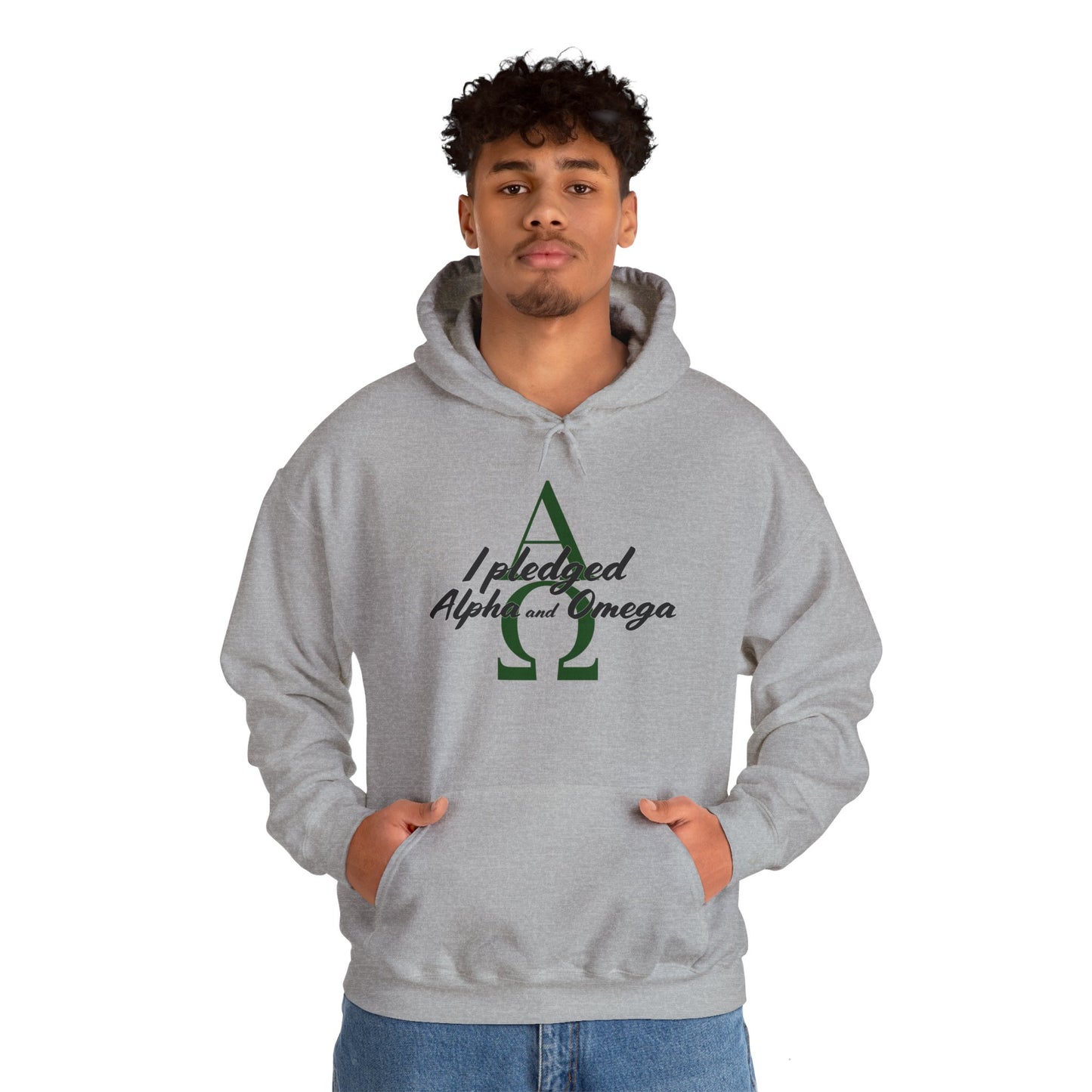 I Pledged Alpha and Omega Hooded Sweatshirt