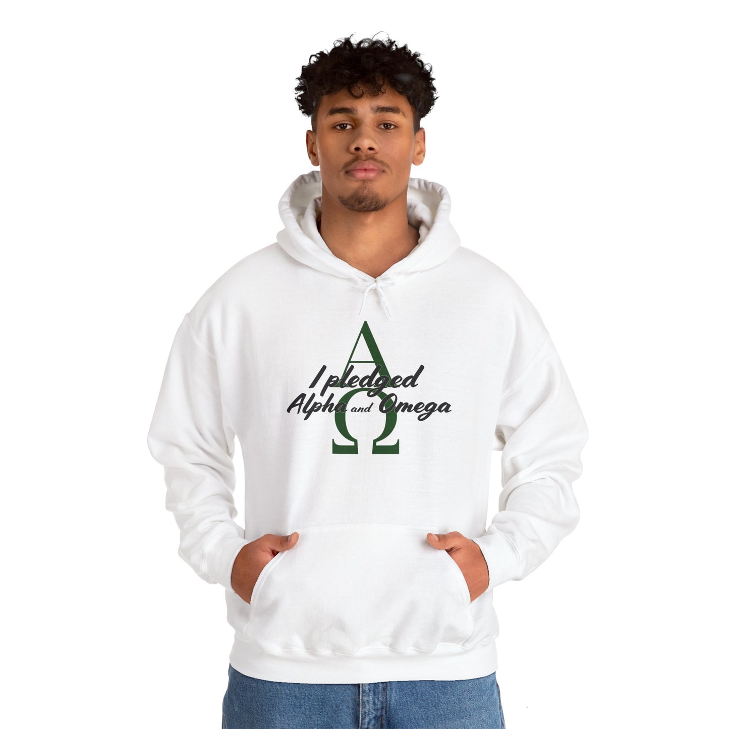 I Pledged Alpha and Omega Hooded Sweatshirt