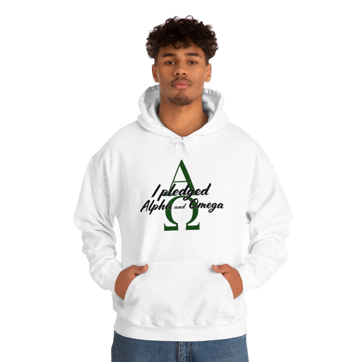 I Pledged Alpha and Omega Hooded Sweatshirt