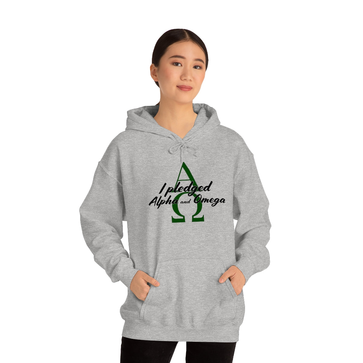 I Pledged Alpha and Omega Hooded Sweatshirt