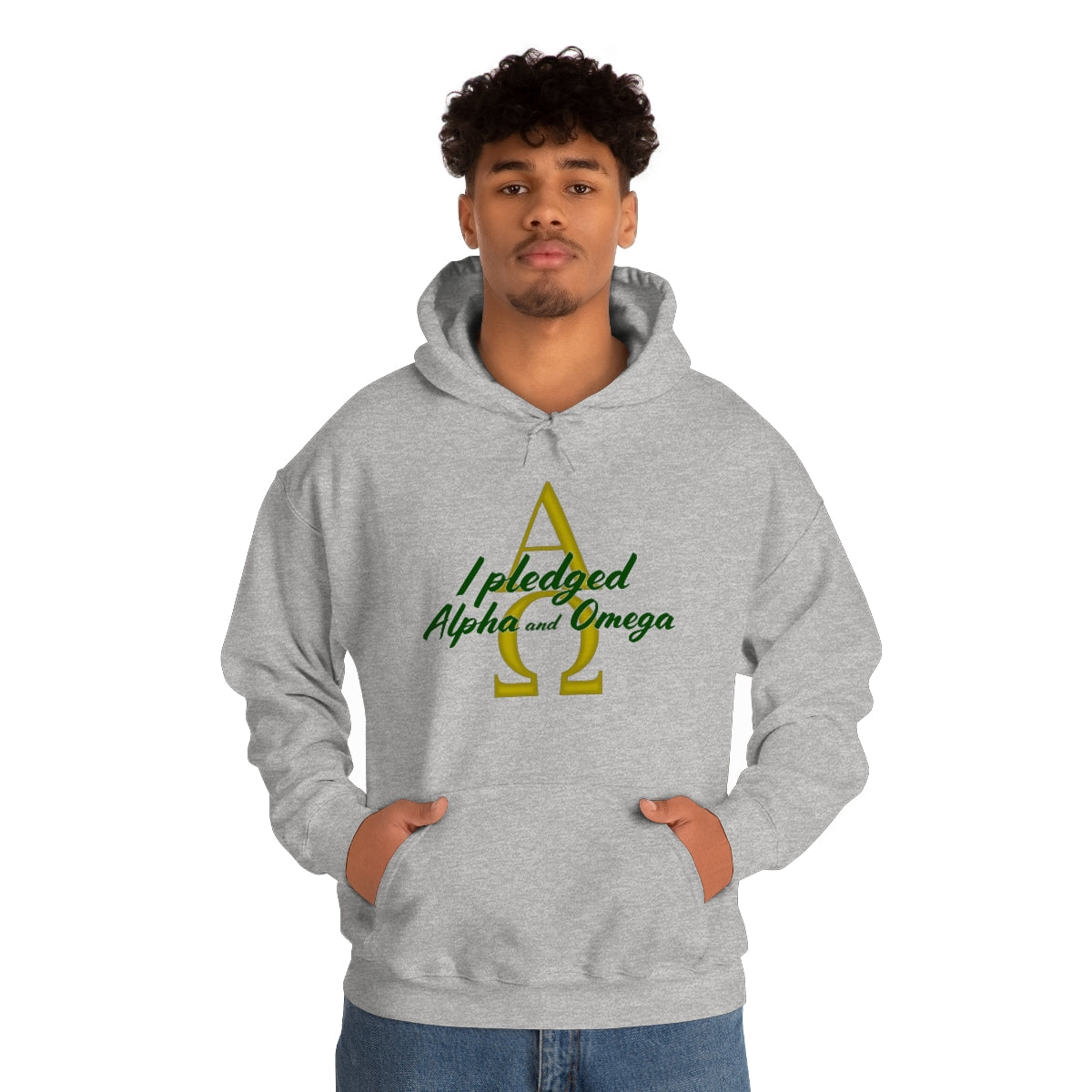 I Pledged Alpha and Omega Hooded Sweatshirt