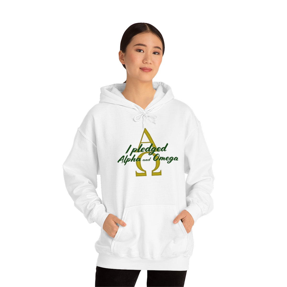 I Pledged Alpha and Omega Hooded Sweatshirt