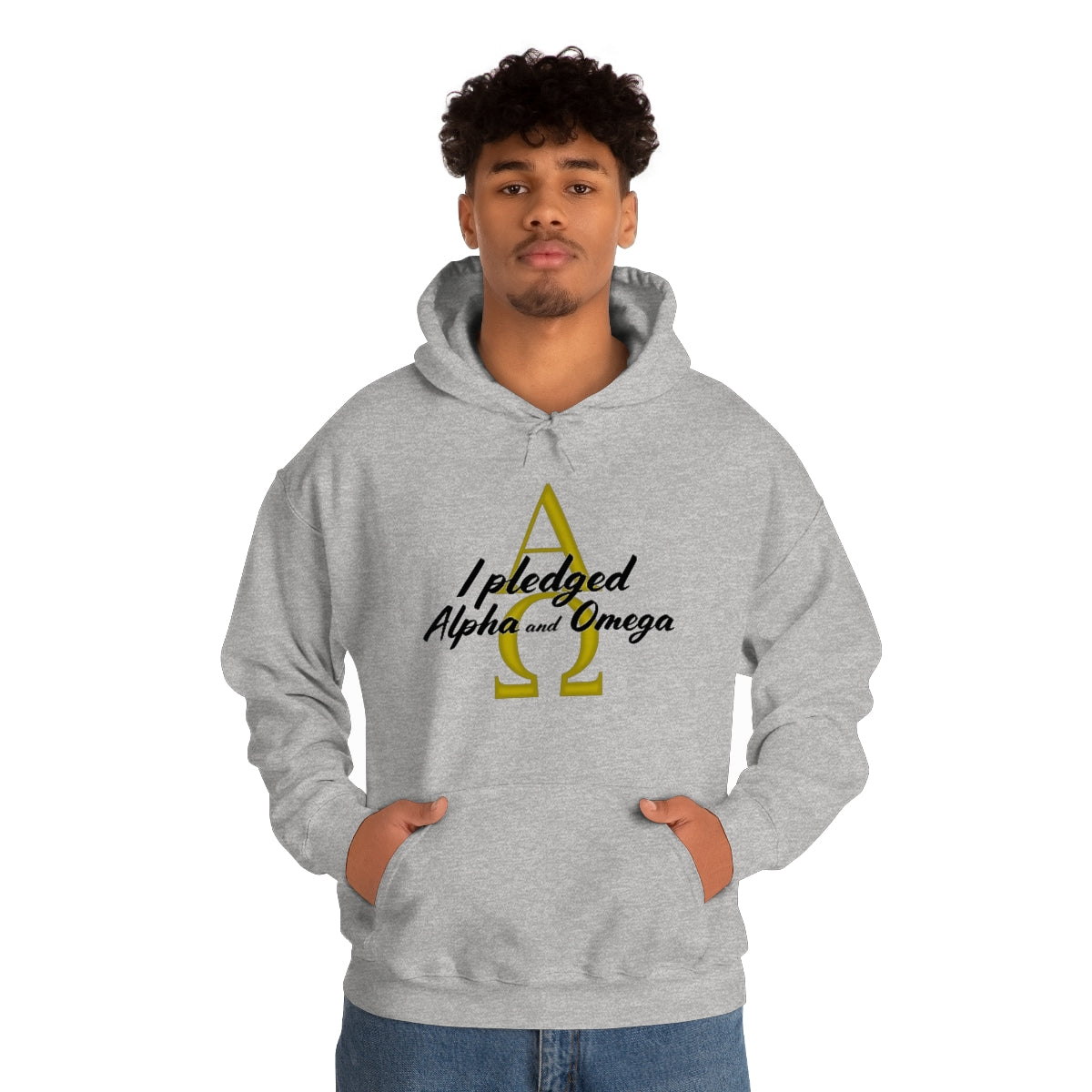 I Pledged Alpha and Omega Hooded Sweatshirt