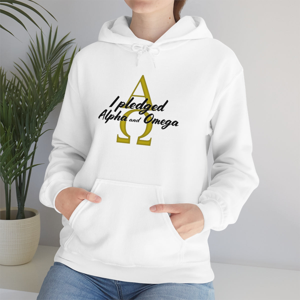 I Pledged Alpha and Omega Hooded Sweatshirt